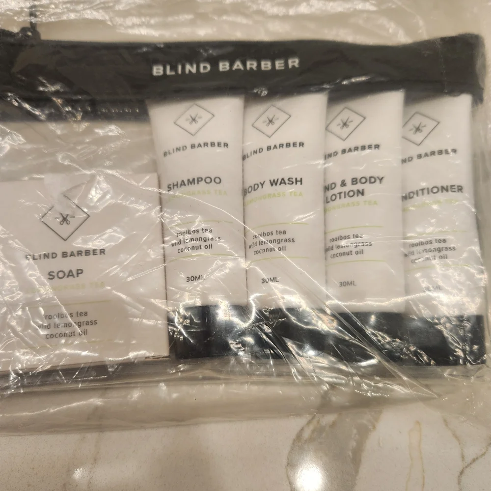 Blind Barber Travel‎ Set with Black Pouch